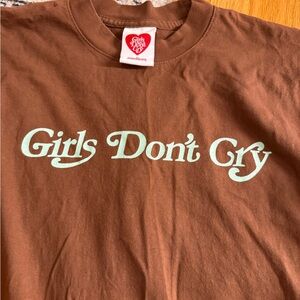 Brown 'Girls Don't Cry' Long Sleeve